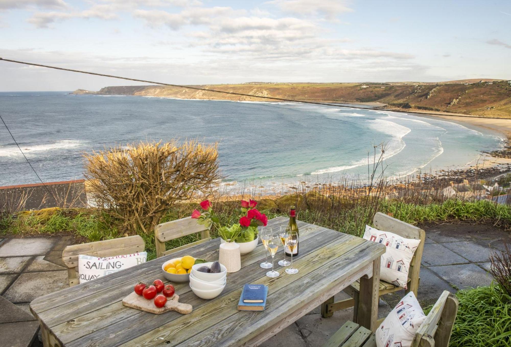 Adanac Villa Sennen Cove Exteriör bild